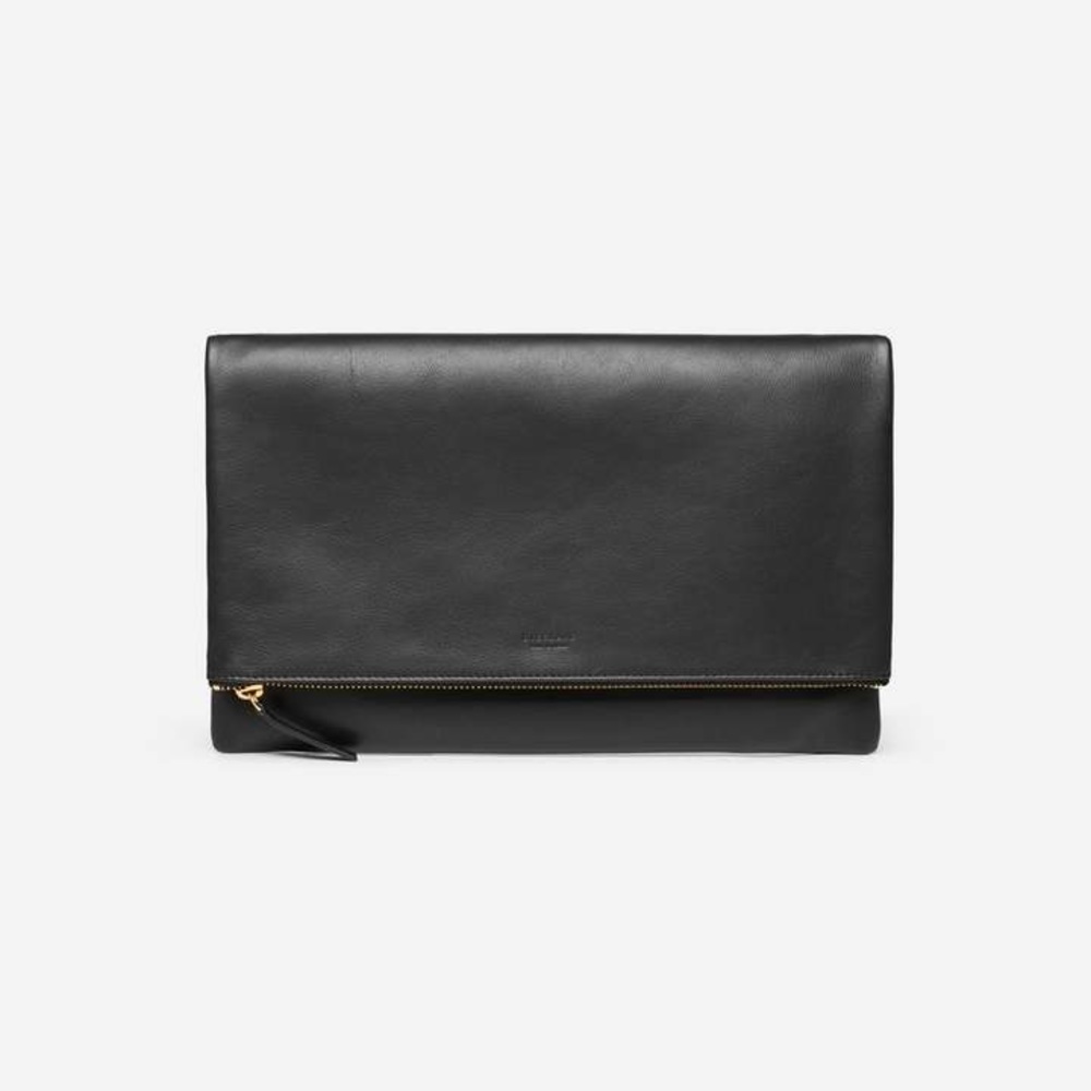 BRAND NEW Everlane Foldover Pouch In Black